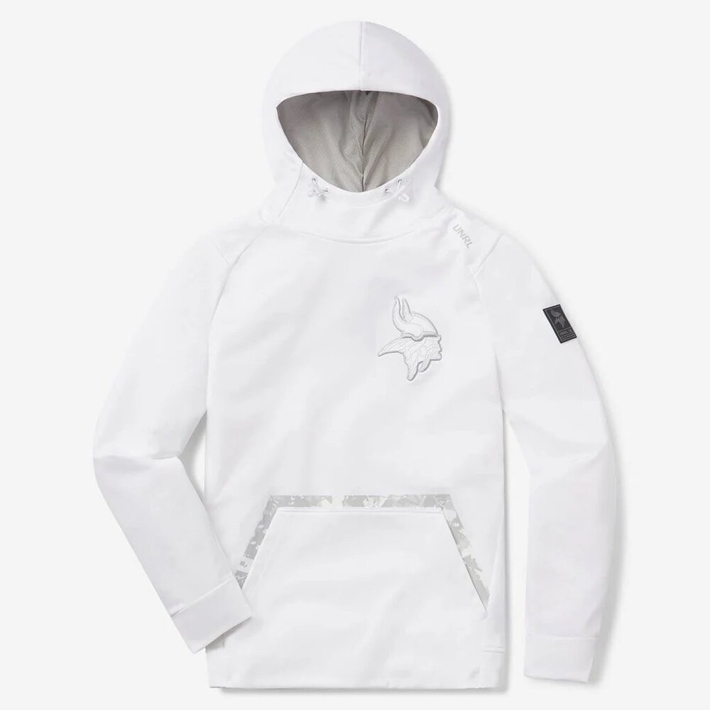 UNRL Vol 3 No 6 Minnesota Vikings Hoodie White